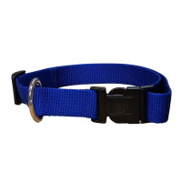 KOCH Classic Hundehalsband Nylon royalblau Gr.L 25/45-65