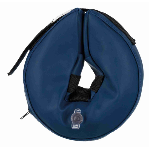 Trixie Schutzkragen aufblasbar blau S 24-31 cm