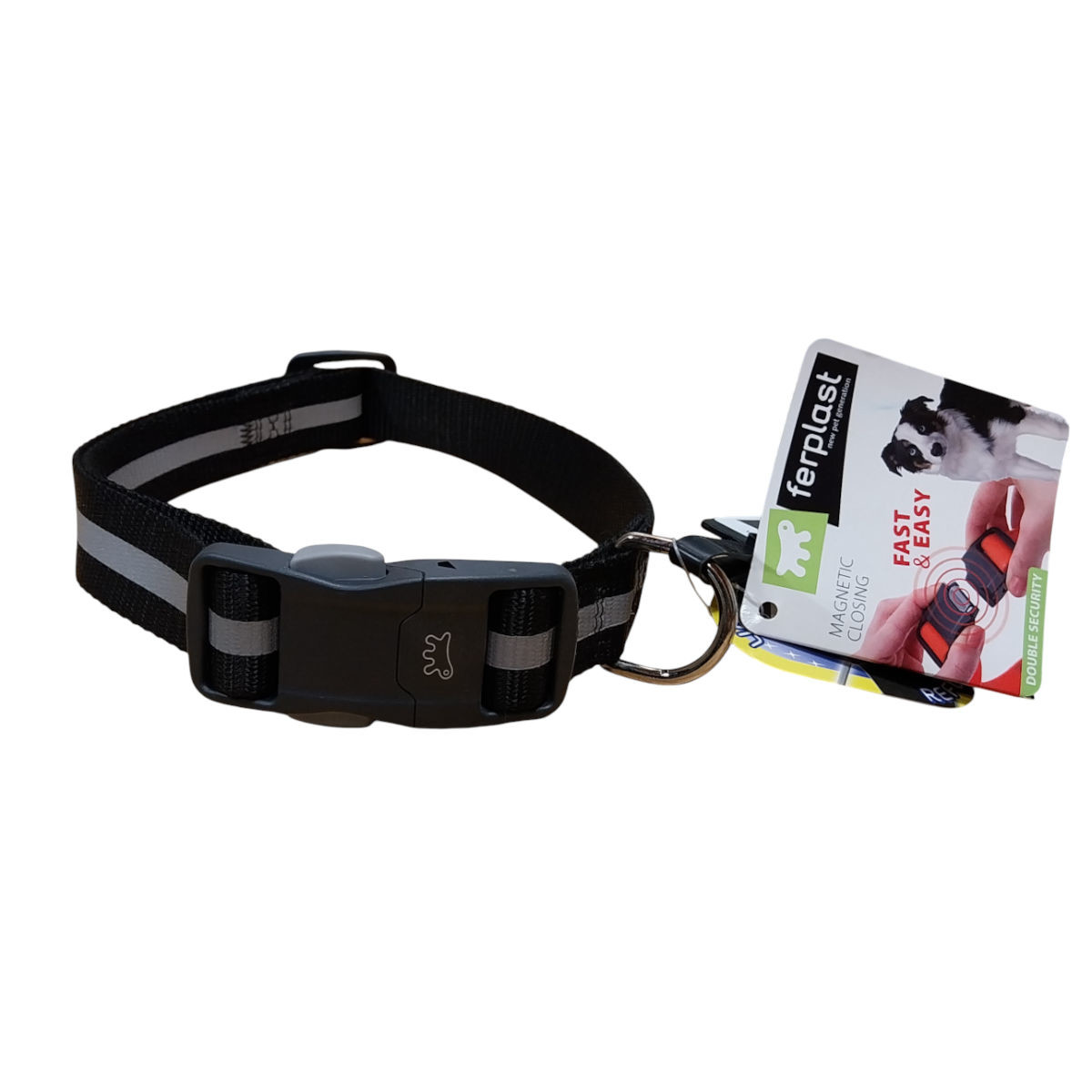 Ferplast Hundehalsband Club Reflex C 25/70 schwarz Gr. L